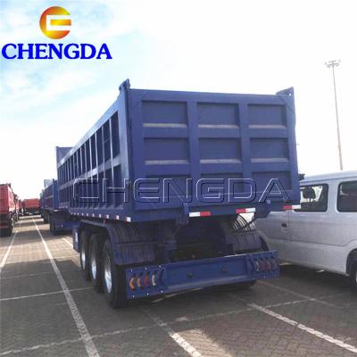 China Truck Trailer 3axle 4axle New Used Dump Trailers For Sale By Owner Dump Semi Trailer Capacity for sale