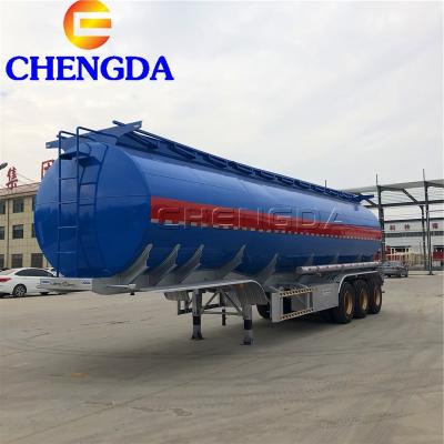 China Truck Trailer 25cbm 40000 Liters Portable Diesel Fuel Oil Tank Trailer for sale