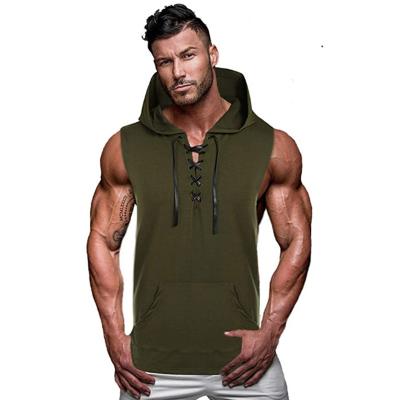 China China Supplier QUICK DRY Customize Sports Fitness Gym Tank Tops Mens Fitness Vests Custom Singlets for sale