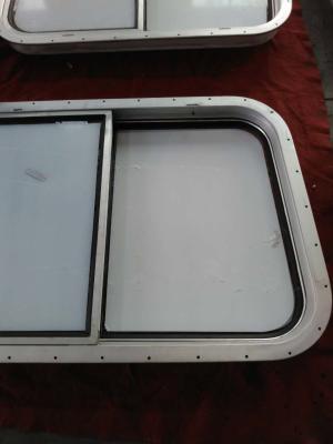 China Bolted / Welded Rectanglar Marine Windows / Marine Ships Aluminum Alloy Window for sale