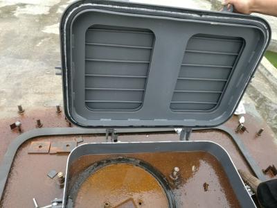 China Marine Ships Engine Room Skylight Hatch Marine Steel Weathertight Hatch Covers for sale