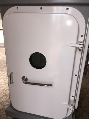 China Weathertight Aluminum Alloy Marine Doors Single Handle With Window for sale