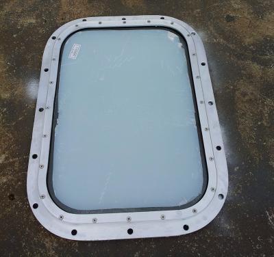 China Brass Fixed Rectangular Marine Glass Windows , Custom Marine Windows，Wheelhouse Windows for sale