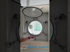 Customizable Storm Cover Hinges Round Marine Windows Side Scuttle Side Hole