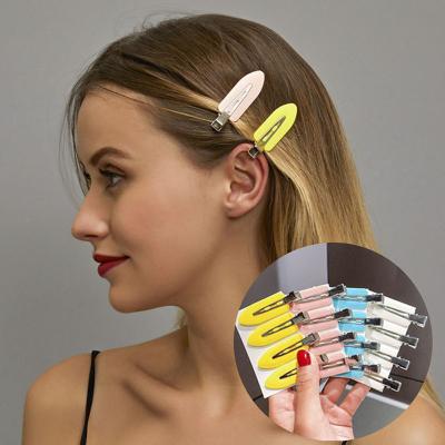 China Fix hair INSHOT 10Pcs/Set Beauty Salon Seamless Hairpin Professional Styling Hairdressing Makeup Tools Hair Clips For Women Girl Headwear for sale