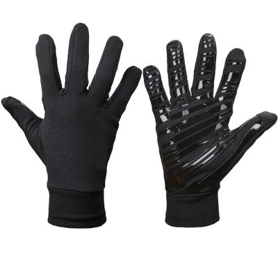 China Waterproof Touch Screen Silicone Gel Palm Palm Scratch Outdoor Sports Cycling Running Racing Gloves for sale