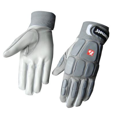 China Silicon Palm Anti-Abrasion Non-Slip American Football Gloves Made in China for sale