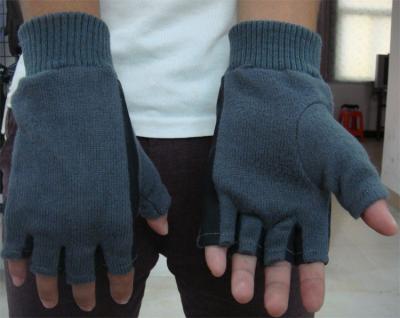 China Wrist Cuff Gloves Winter Warm Fingerless Knitting Warm Service Touch Screen for sale