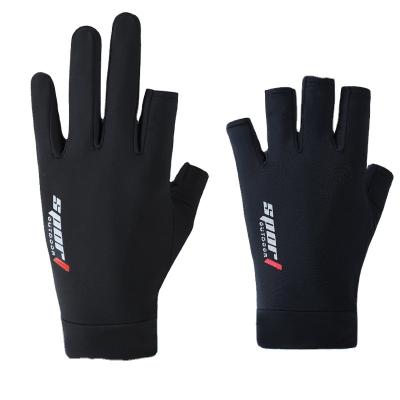 China Sun Protection Summer Fashion Sun Protection Anti Slip Lightweight Breathable Gel Bicycle Fishing Cycling Riding Gloves for sale