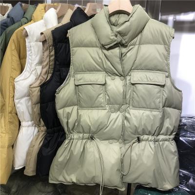 China SHAPE Vest Autumn And Winter New Casual Down Vest Sleeveless Vest Women Stripper Jacket Warm Vest Coat for sale