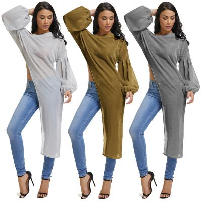 China High quality JACKETOWN 2020 plus size women's irregular tops along with pop sleeves casual clothing for sale