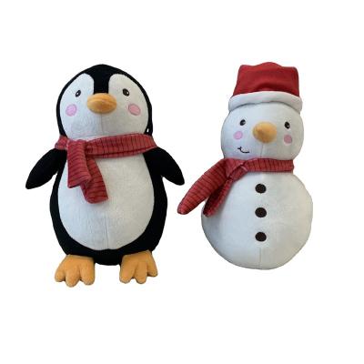 China Hot Sale Cute Fun Plush Toy Christmas Snowman Children Plush Toy for sale