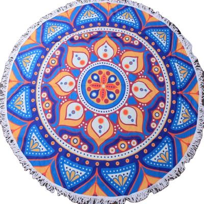 China QUICK DRY Quick Dry Round Beach Towel With Customized Microfiber Round Beach Towel for sale