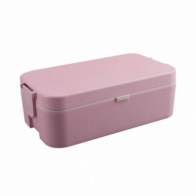 China Freshness Preservation 2022The List New Eco Bento Biological Mess Tin Renewable Single Layer Patent Straw Lunch Box 800Ml for sale