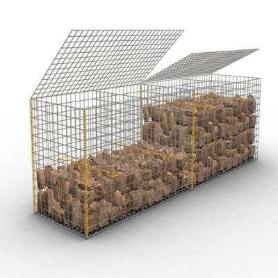 China Gabions Welded Decorative Galvanized Welded Stone Gabion Box Square Gabion Box For Retaining Wall for sale