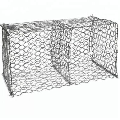 China Corrosion resistance hexagonal gabion box gabion mattress 2x1x1m woven gabion retaining wall. for sale