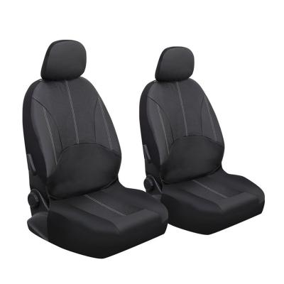 China Simple Color Without Pattern Fully Covered PU Leather Car Seat Covers Set PU Car Seat Saddle For 4 Season Car Waterproof Universal Cushion for sale