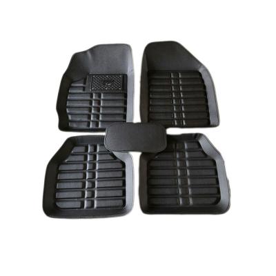 China Business/Fly5D Luxury Hot Selling Custom Universal 5 Piece PU Leather Disposable Waterproof Car Floor Mats for sale