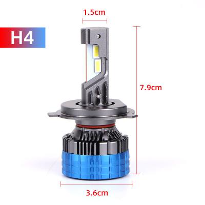 China Car LED Headlight AutoBid Headlight led H4 3 colors led lighting h7 h11 9005 fog 9006 lamp 100W 20000lm other car auto parts tricolor headlight for sale