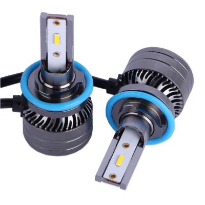 China AutoBid car LED headlight led auto lighting h4 h7 h11 9005 9006 yellow color fog lamp 3000K car led headlights factory wholesale car bulbs for sale