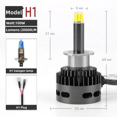 China AutoBid Car LED Headlight 8 Side Auto Led Lamp 360 Led High Power Headlamp For Cars H7 H8 H9 H11 9005 9006 For Lens Led Headlight Bulbs for sale