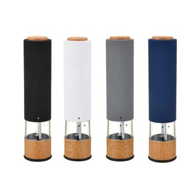 China Amazon Sustainable Success Battery Operated Electric Stainless Steel Salt and Pepper Grinder Spice Grinder for sale