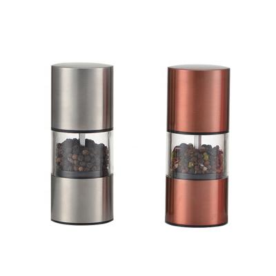 China Viable Hot Selling Stainless Steel Salt and Pepper Set Manual Grinder for Kitchen for sale