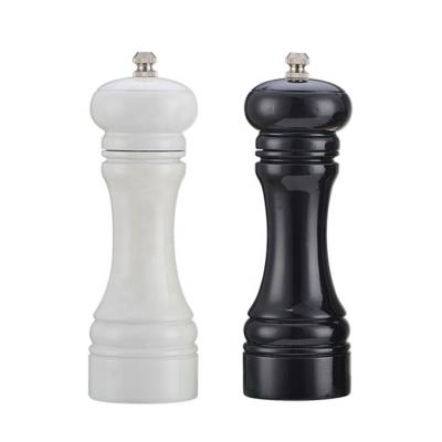 China Viable Wooden Salt and Pepper Grinder Set Pepper Grinder Manual Pepper Grinder for Kitchen for sale