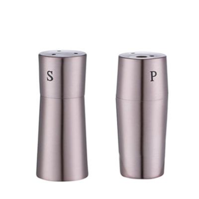 China New Model Viable Salt or Pepper Shaker Set from Premium Stainless Steel for sale