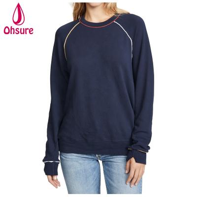 China Wholesale Anti Shrink Long Sleeve Sports Tops For Women Skin Friendly Women Sweater Sport To Keep Warm Sweatshirt for sale