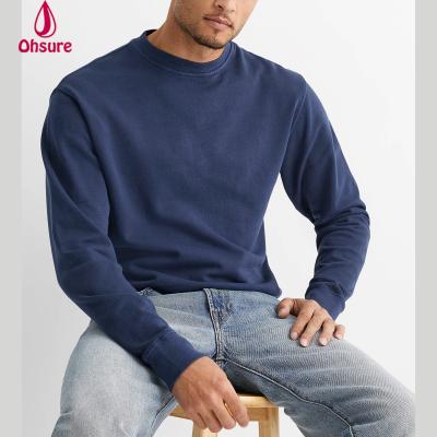 China Men's Ultra-Comfortable Underwear Jumper Soft Fitness Casual Essential Sweatshirt Fleece Top Anti-Shrink for sale