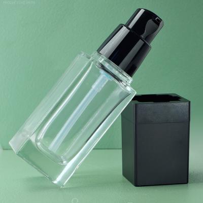 China 30Ml Cosmetic Custom Square Crystal Empty Glass Perfume Bottles Luxury Perfume Bottle 2021 for sale