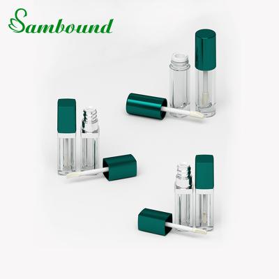 China Cosmetics Empty Single Lipbalm Container Tube Square Round Cute Lip Plastic Color Draw OEM Logo Item Surface Cosmetic Lipstick Edge for sale