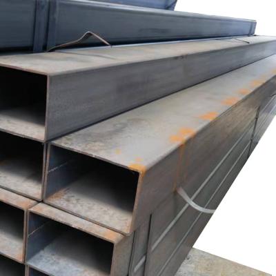 China Non-defrmation S235JR Carbon Rectangular Steel Tube Galvanized Coated Steel Channels for sale