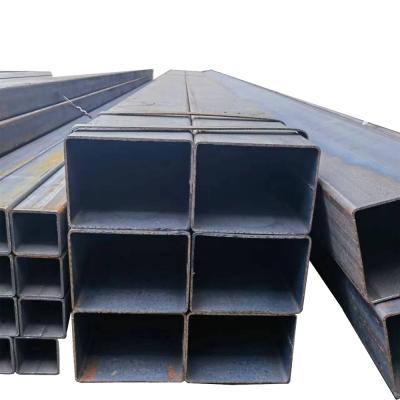 China Black Iron E275a Cold Rolled Mild Rectangular Steel Channels for Mental Construction for sale