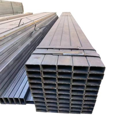 China Black Iron E275a Cold Rolled Mild Rectangular Steel Channels for Building Material for sale