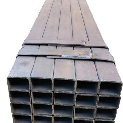 China Técnica laminado en frío Q235 Q345 6m 12m tubo cuadrado negro galvanizado recubierto tubo cuadrado en venta