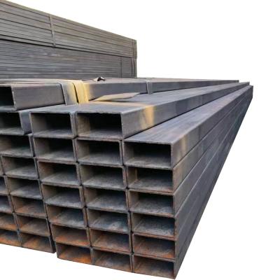 China Mental Construction Black Iron Ms E275a Galvanized Coated Rectangular Steel Channels for sale