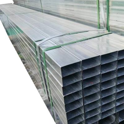 China Z80 2x2 Metal Galvanized Iron Carbon Rectangular Steel Channels with API Certificate for sale