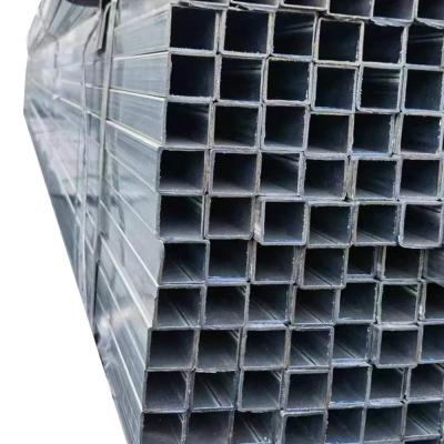 China Galvanized Square Steel Tube 4 x 4 inch for SS400/SS490/S235JR/S355JR Standard List for sale