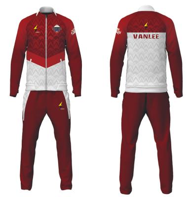 China Wholesale High Quality School Zipper Polyester Unisex Outfits Breathable 2 Piece Full Jogger Fitness Outfits Set Custom Logo Mens Sports Tracksuits for sale