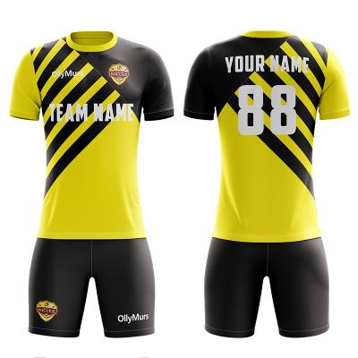 China Shirts & Tops Youth Team Soccer Uniforms Soccer Jerseys Customer Design Own Custom Soccer Uniform Sublimation Printing Soccer Shirts for sale