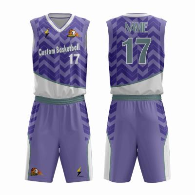 China Breathable Purple Men's Basketball Team Uniform Cut Out Custom Reversible High Quality Sublimated Women's Print Plain Polyester Quick Dry Tank Top for sale