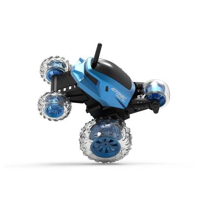 China Best RC Hobby Gift For Kid Radio Control Toy Car Double Side 1:28 RC 4wd Vehicle Stunt Car Double Side Toy for sale