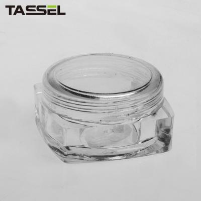 China Non spill factory direct sales 3g mini and delicate cosmetics packaging pp cream plastic jar for sale