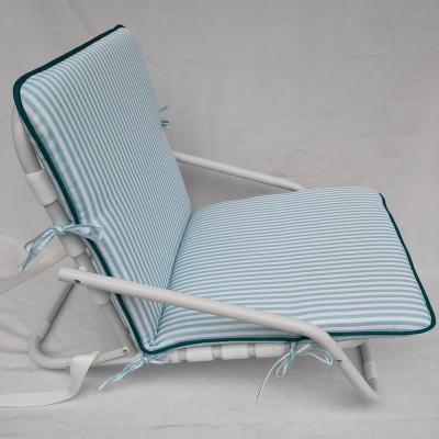 China Modern High Quality Low Back Spring Beach Chair Customized High Target Seat Folding Camping Beach Chairs for sale