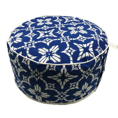 China Foldable Inflatable Ottoman Round Patio Foot Stools And Portable Stools Travel Stool for sale