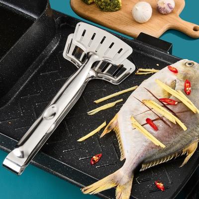 China Multi Viable Kitchen Use BBQ Tongs Function Food Accessories Setting Tools 304 Stainless Steel Food Tongs Bread BBQ Grill Tongs for sale