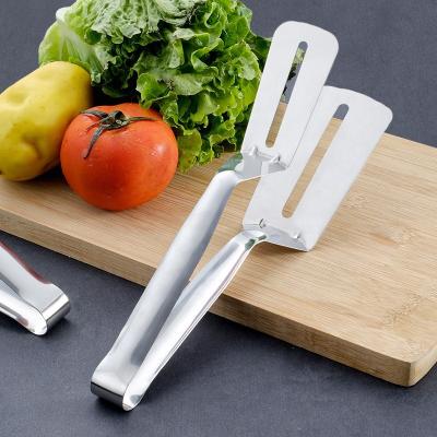 China Durable High Quality BBQ Grill Tongs Kitchen Use Quality Stainless Steel Food Tongs for sale