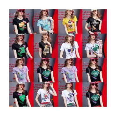 China QUICK DRY Harajuku O-Neck Top Tees Female Funny Upper Lips Print T Shirts Women Summer Shorts Sleeves T Shirt For Lady Shirt for sale